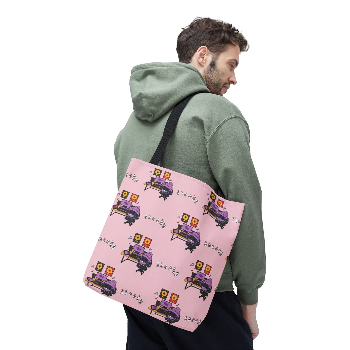 BT21 Shooky Pink Tote Bag Pattern Design