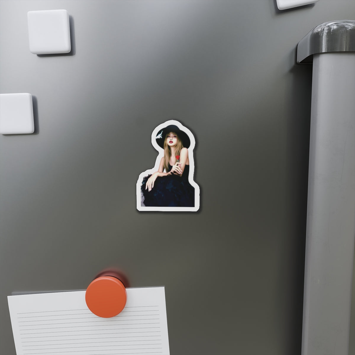 Lalisa Manoban Blackppink Gift for Lisa Fans Lillies Magnet Design 11