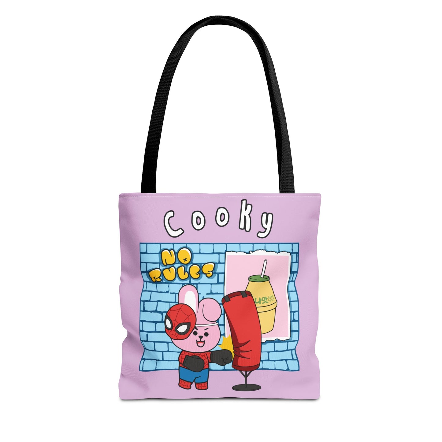 BT21 Cooky Purple Tote Bag Single Design