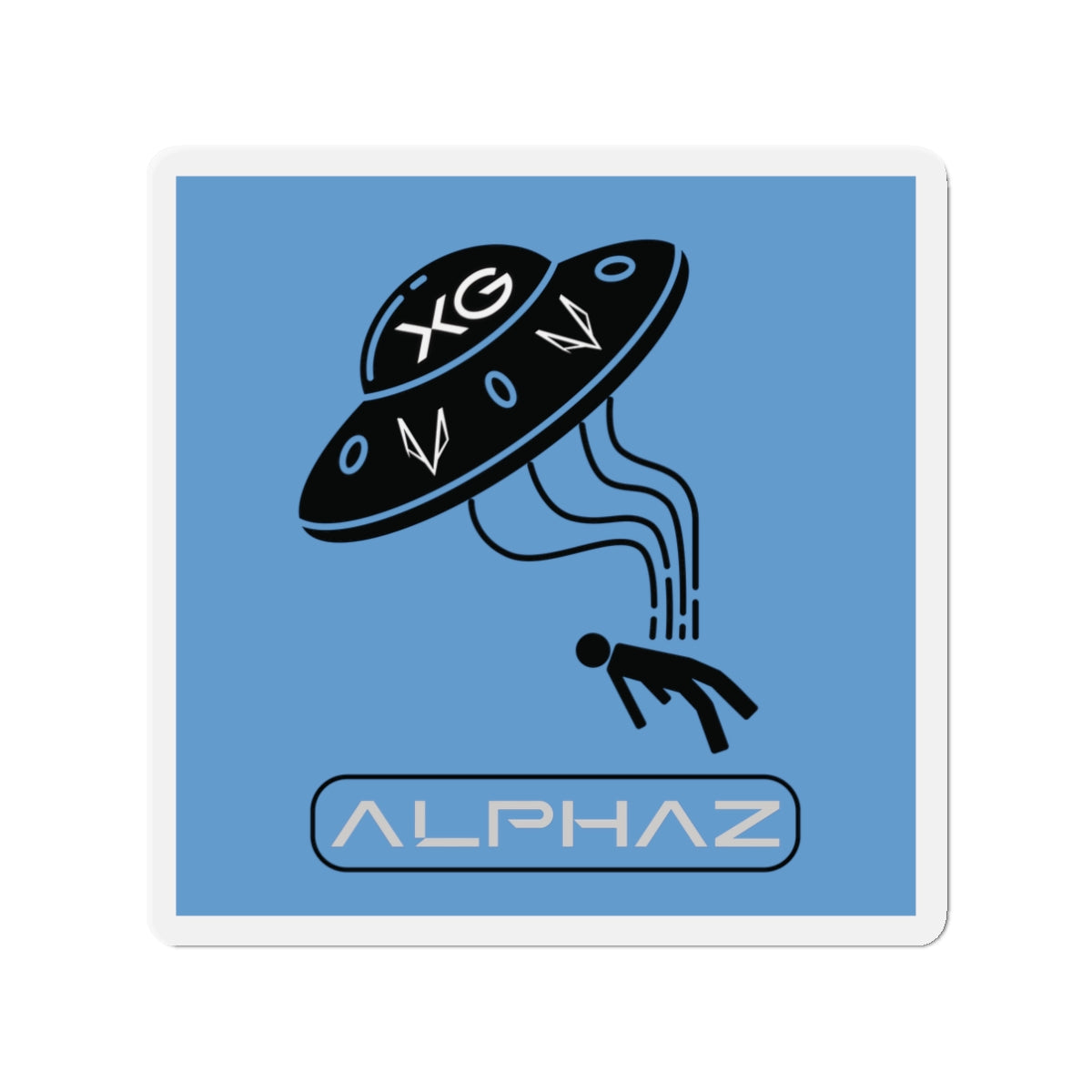 Blue XG Hinata Spaceship Magnet