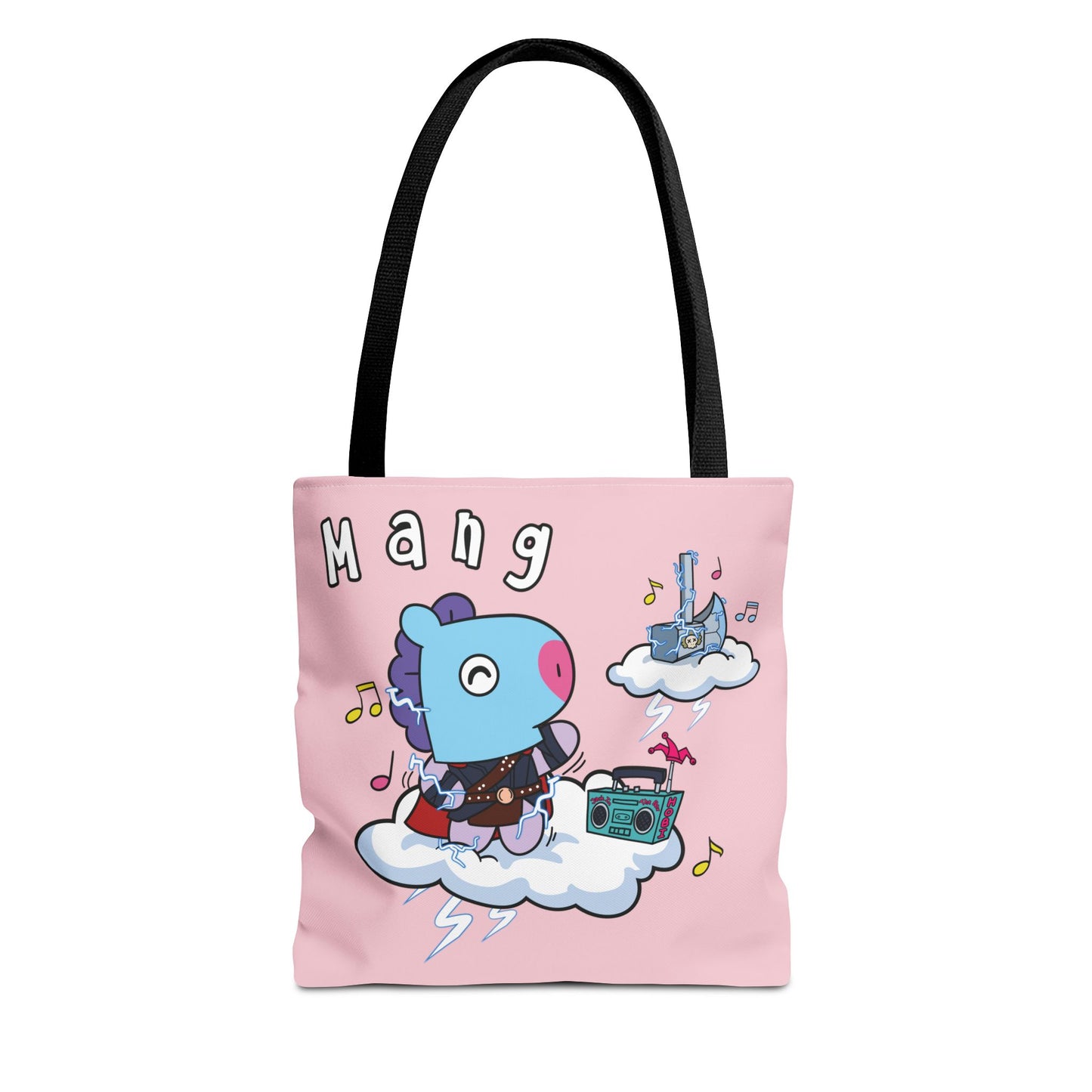 BT21 Mang Pink Tote Bag Single Design