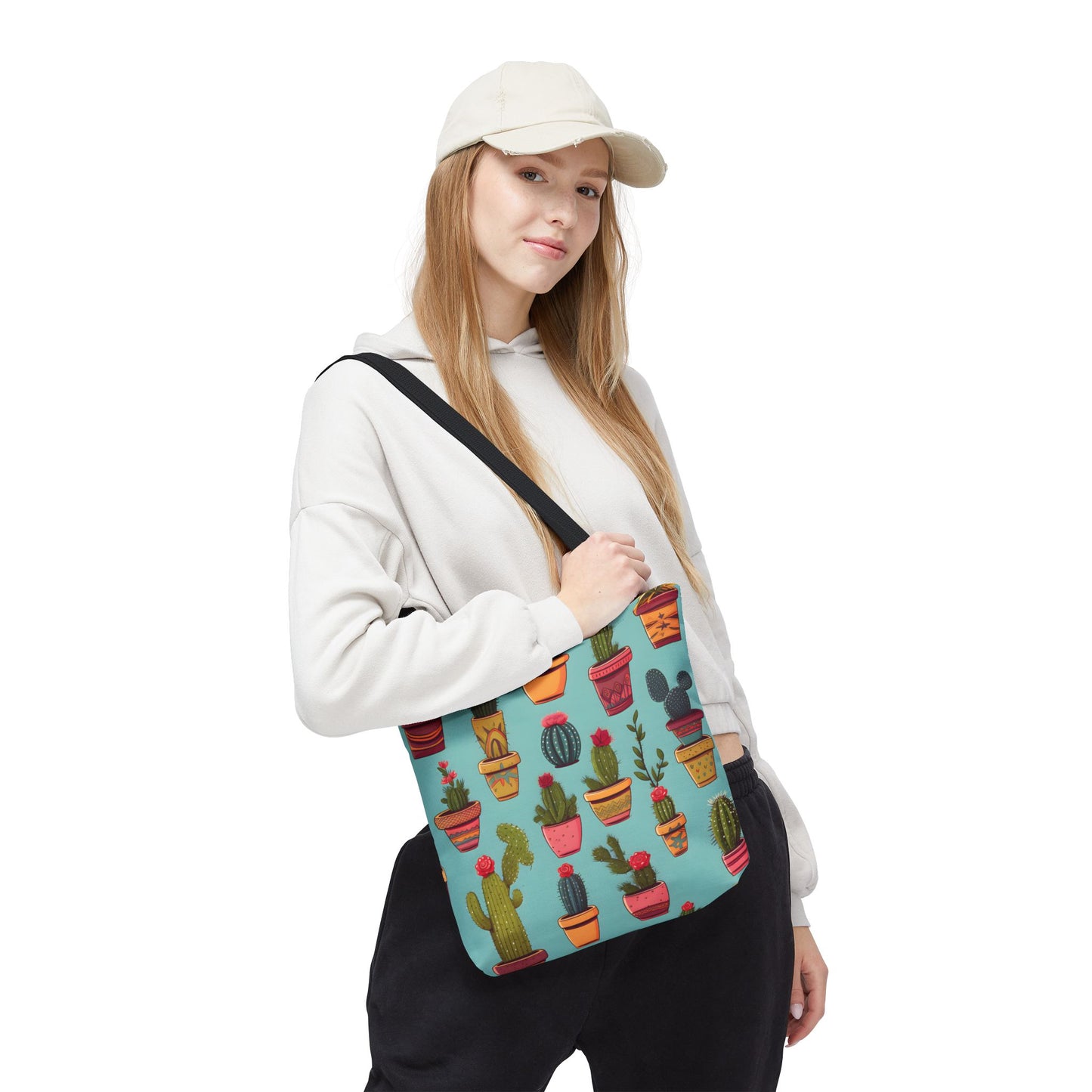 Cactus Pattern Tote Bag Design 7