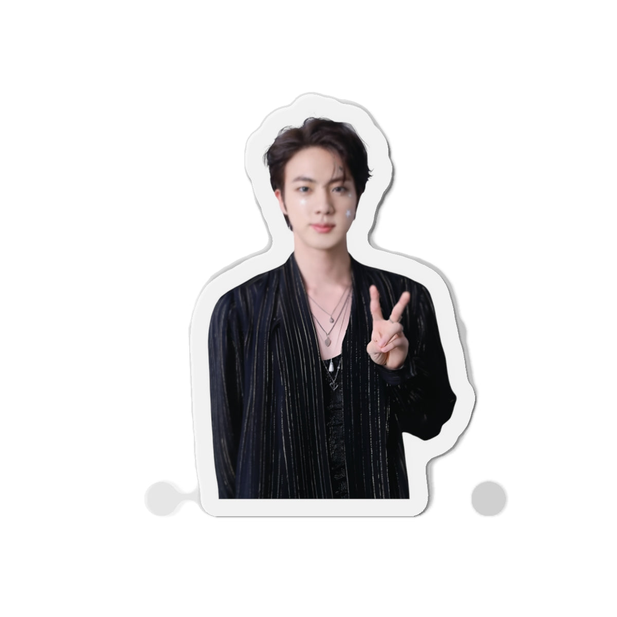 Kim Seokjin Don't Say You Love Me Single Stars on his Face Jin Magnet