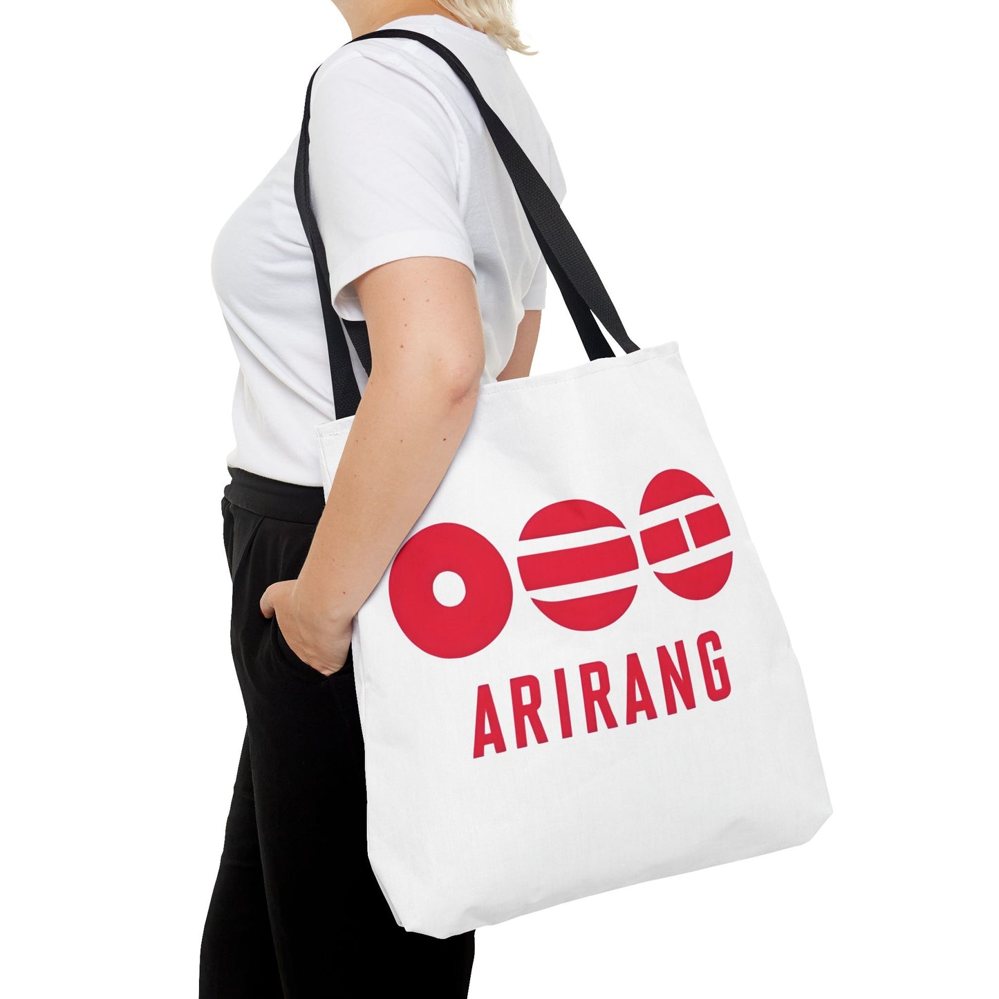 BTS Arirang 2026 World Tour Logo Design 1 White Tote Bag