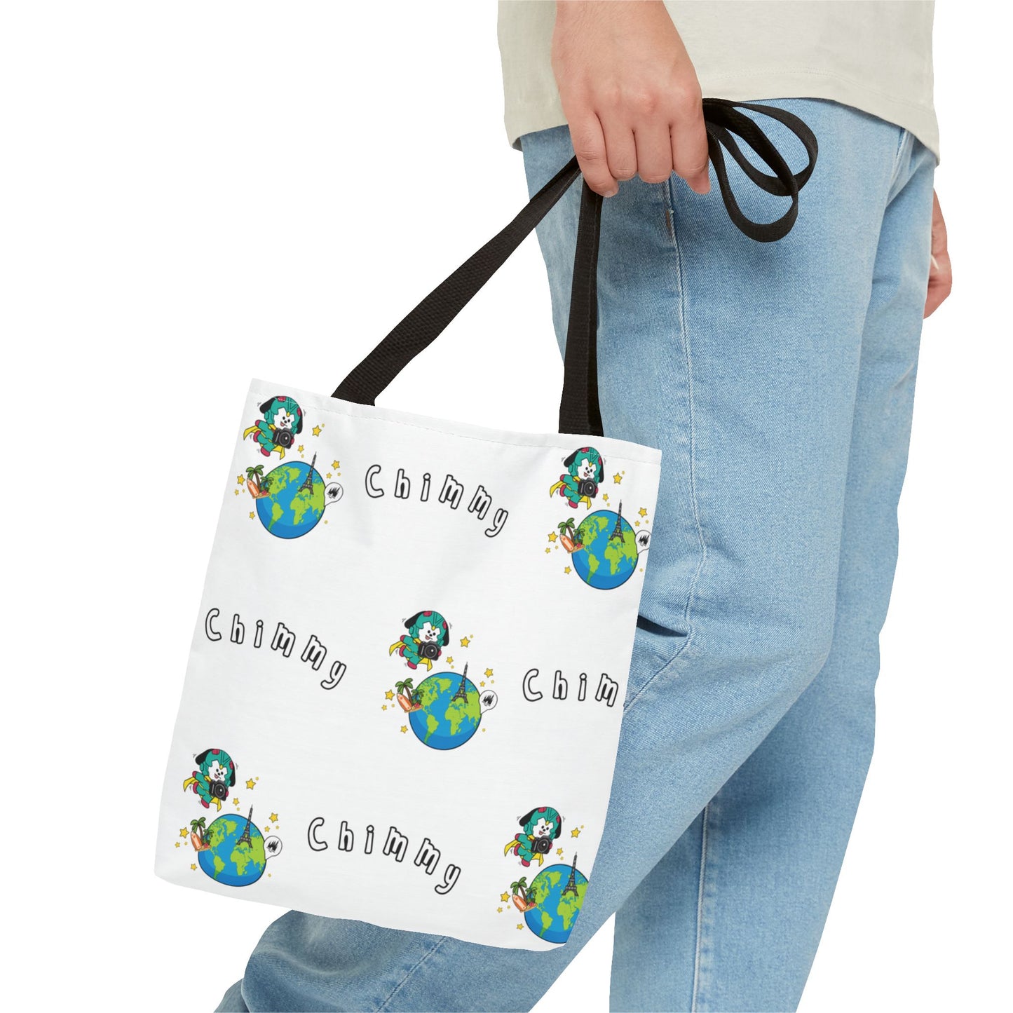 BT21 Chimmy White Tote Bag Pattern Design