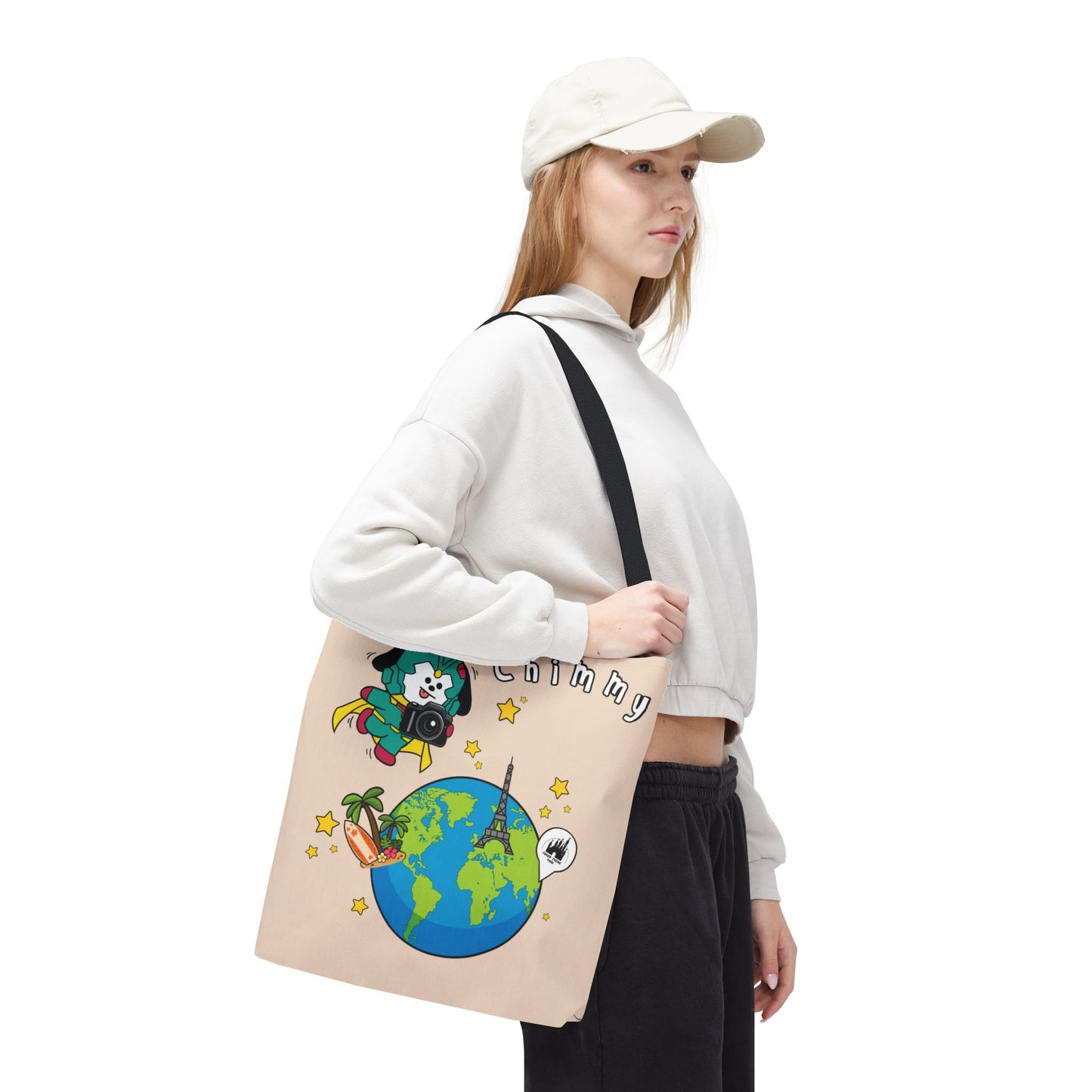 BT21 Chimmy Beige Tote Bag Single Design