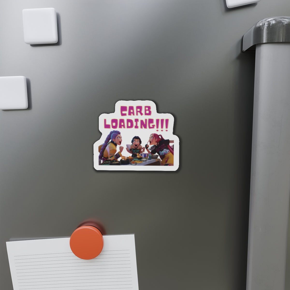 Kpop Demon Hunters Huntrix Rumi Mira Zoey Carb Loading Magnet