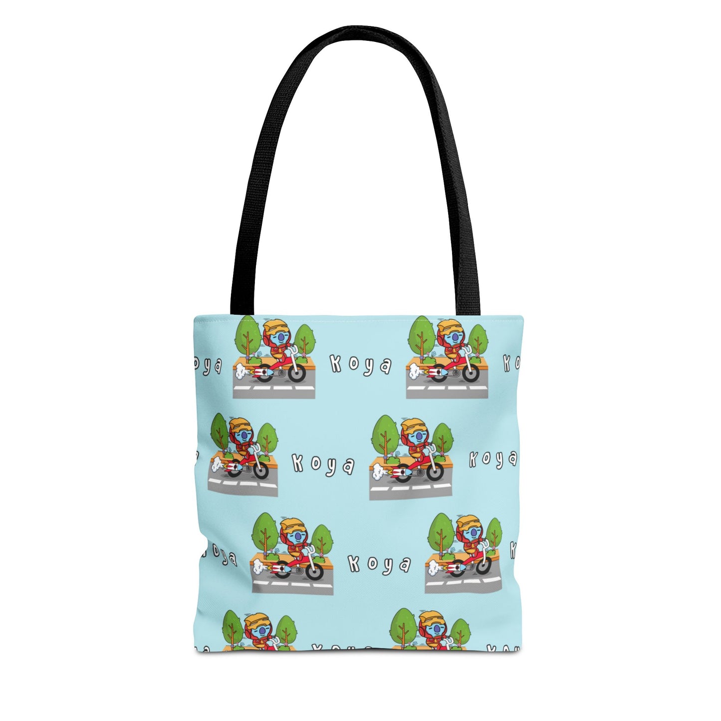 BT21 Koya Blue Tote Bag Pattern Design