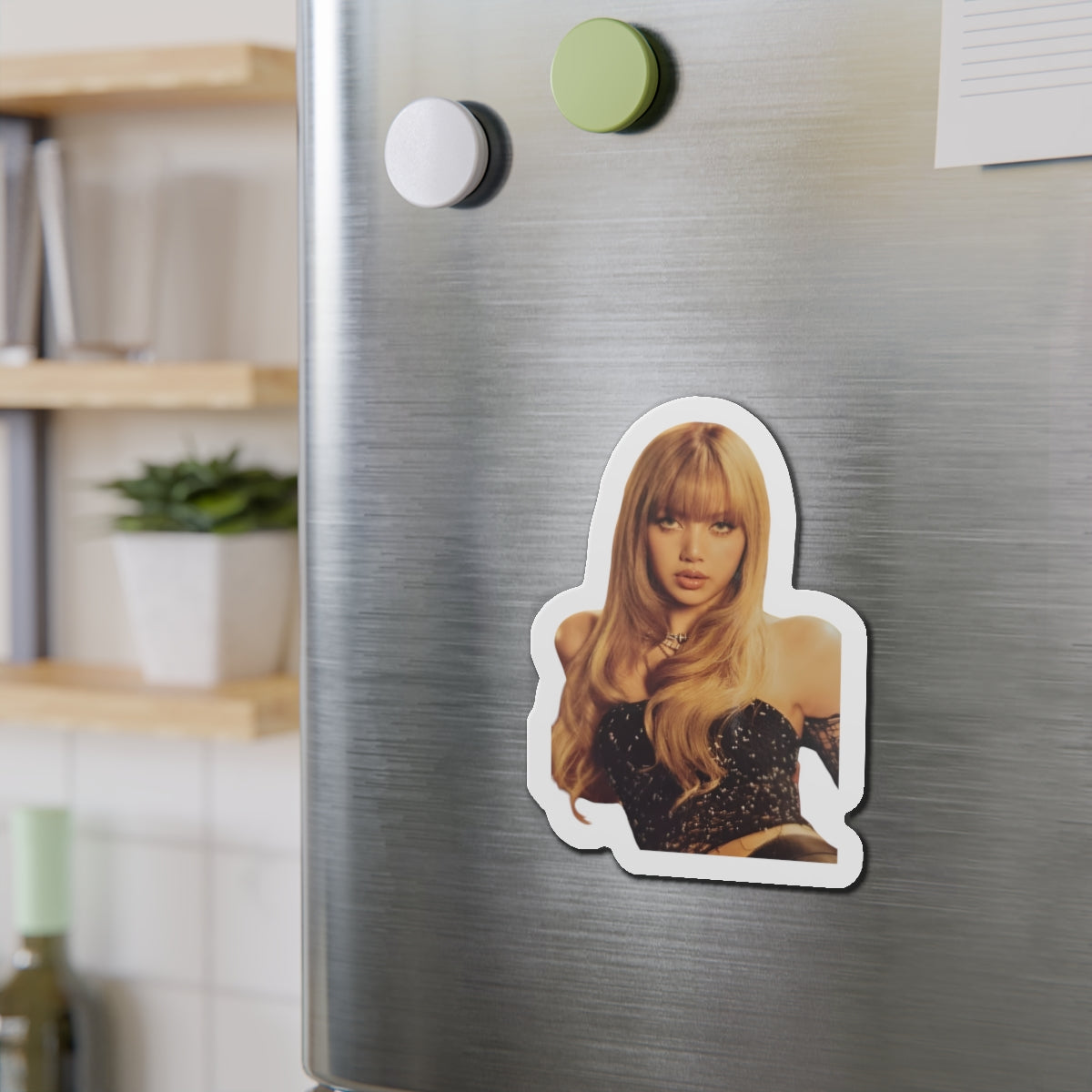 Lalisa Manoban Blackppink Gift for Lisa Fans Lillies Magnet Design 7