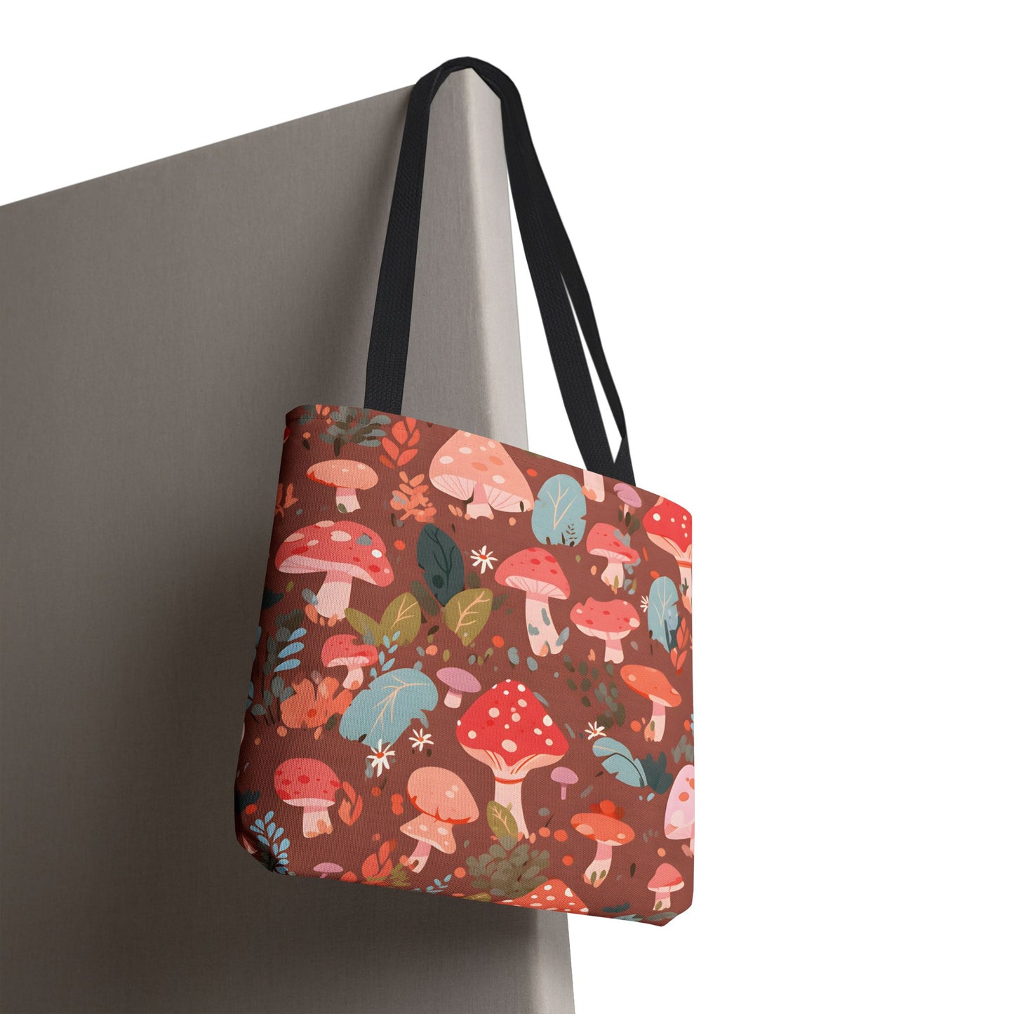 Mushroom Pattern Tote Bag Design 1