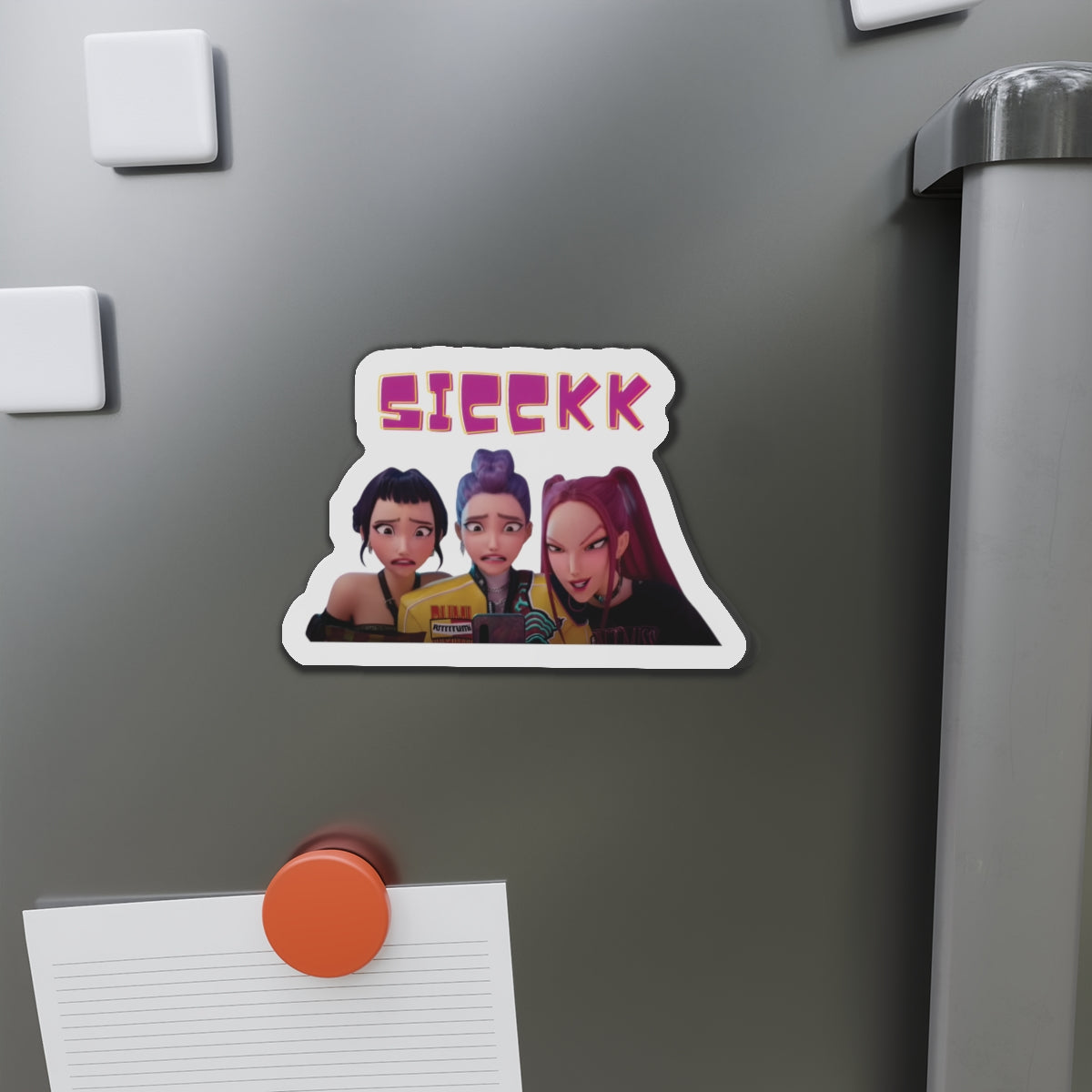 Kpop Demon Hunters Huntrix Rumi Mira Zoey Sick Magnet