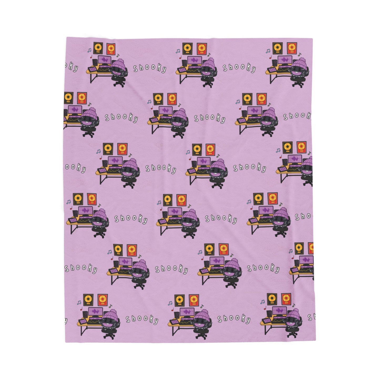 Purple Shooky Blanket - BT21 Pattern Design