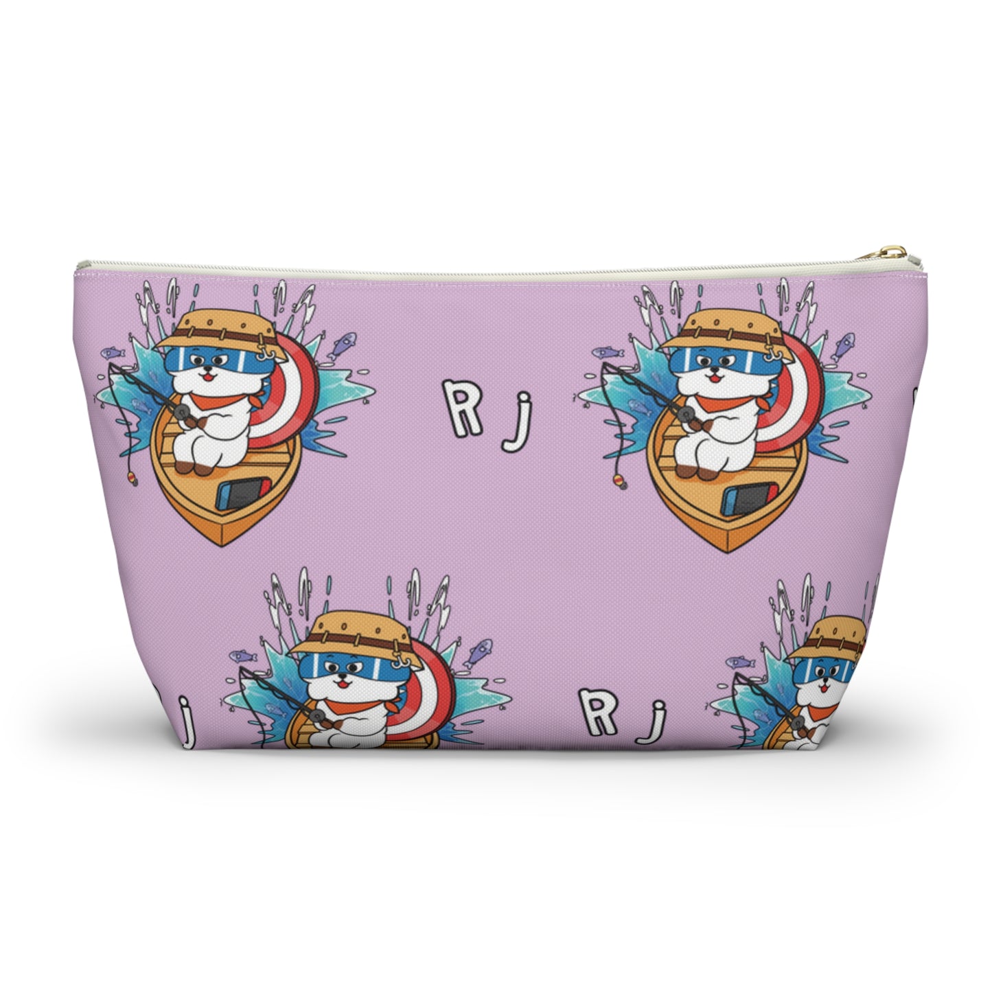 BT21 RJ Purple Pattern Travel Bag