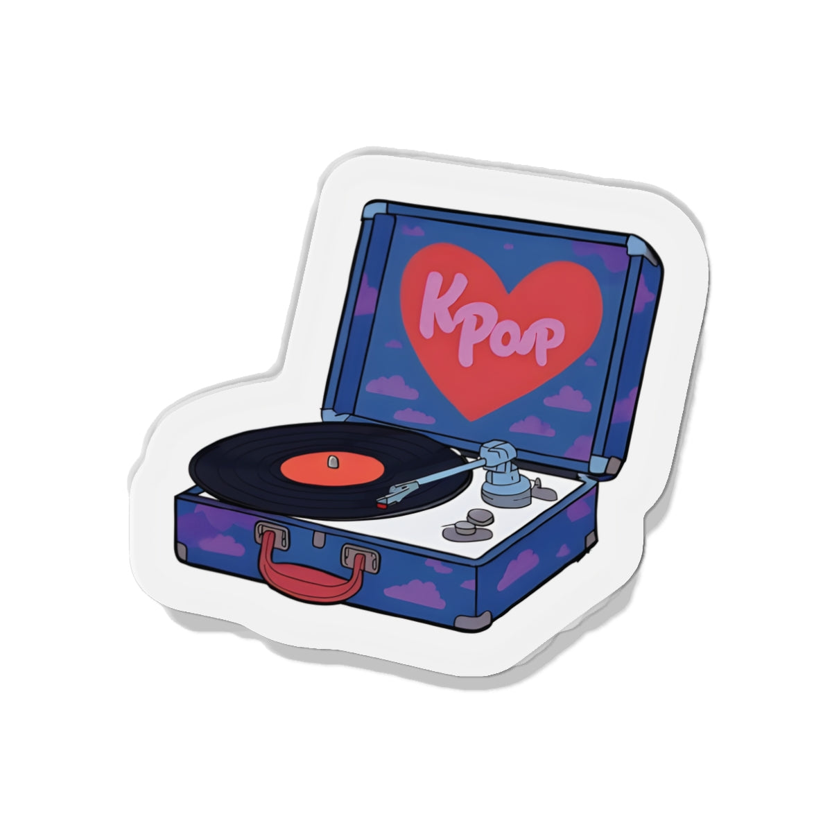 Kpop Record Player Magnet - Kpop General