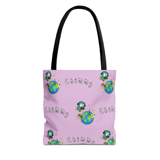 BT21 Chimmy Purple Tote Bag Pattern Design