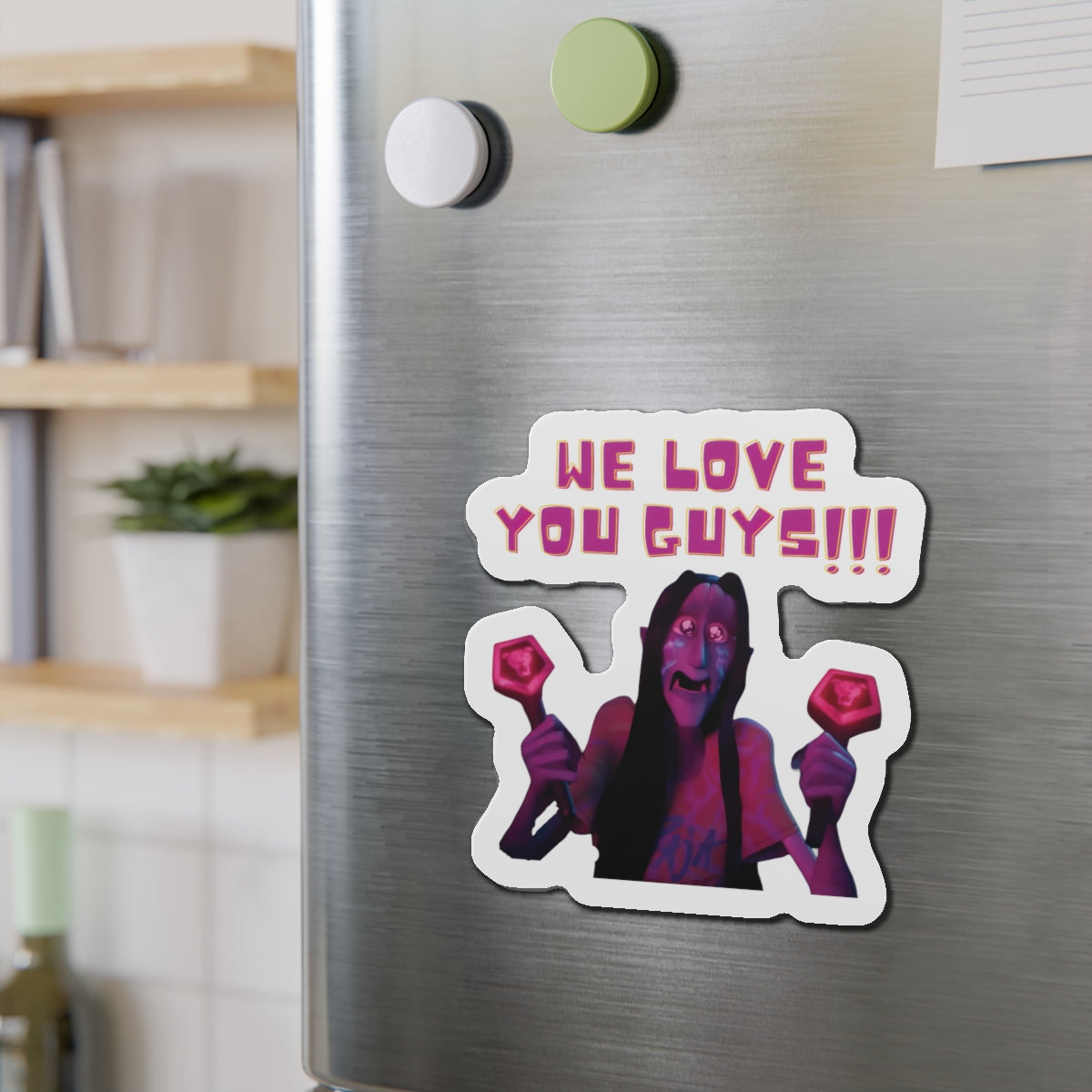 Kpop Demon Hunters Demon Saja Boys Fan We Love You Guys Magnet