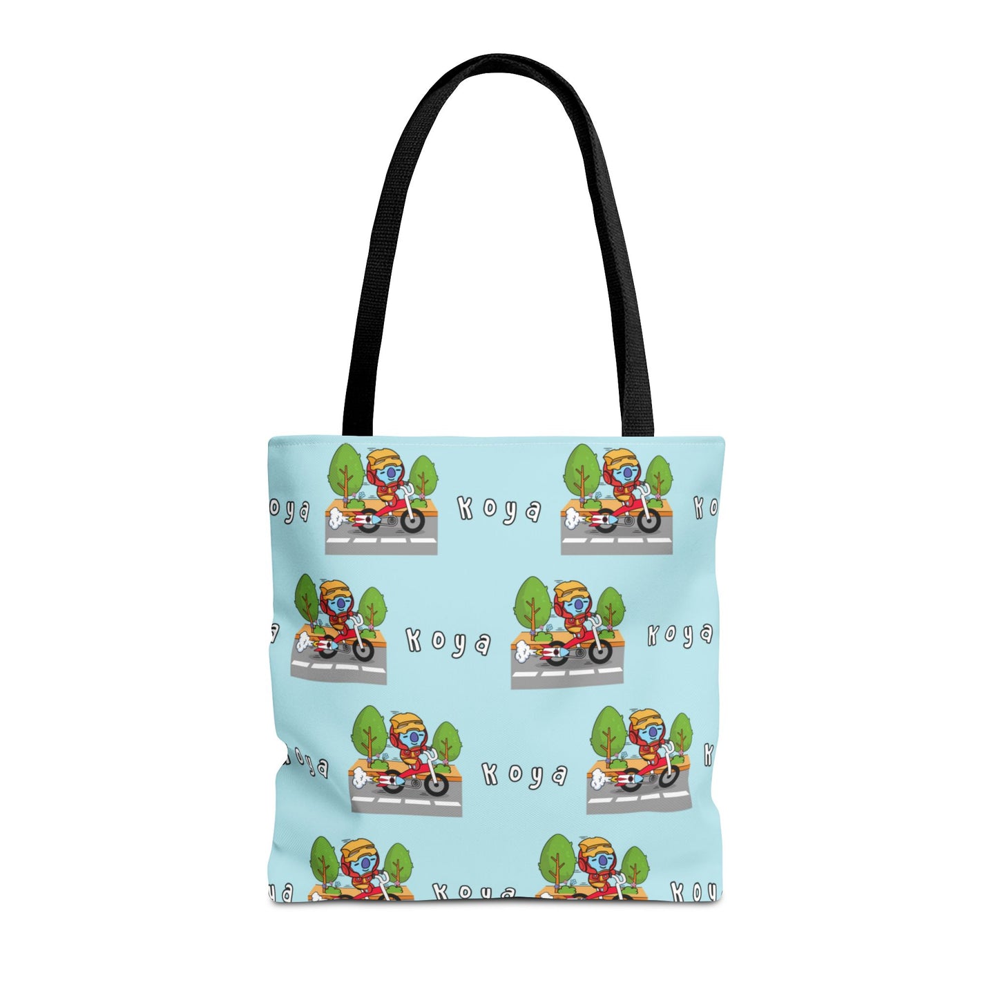 BT21 Koya Blue Tote Bag Pattern Design