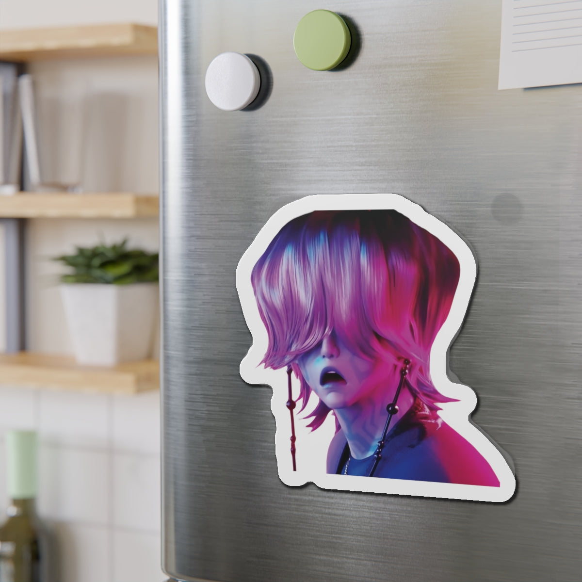 Kpop Demon Hunters Saja Boys Mystery Saja Shocked Face Magnet