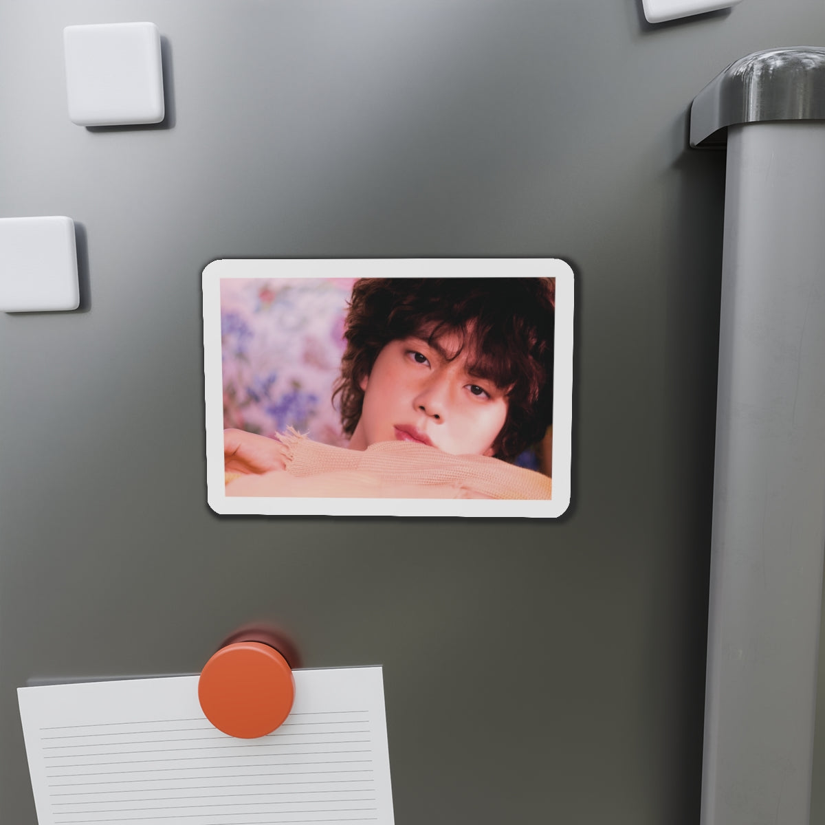 Kim SeokjinThe Astronaut Single Album With Freckles Jin Magnet