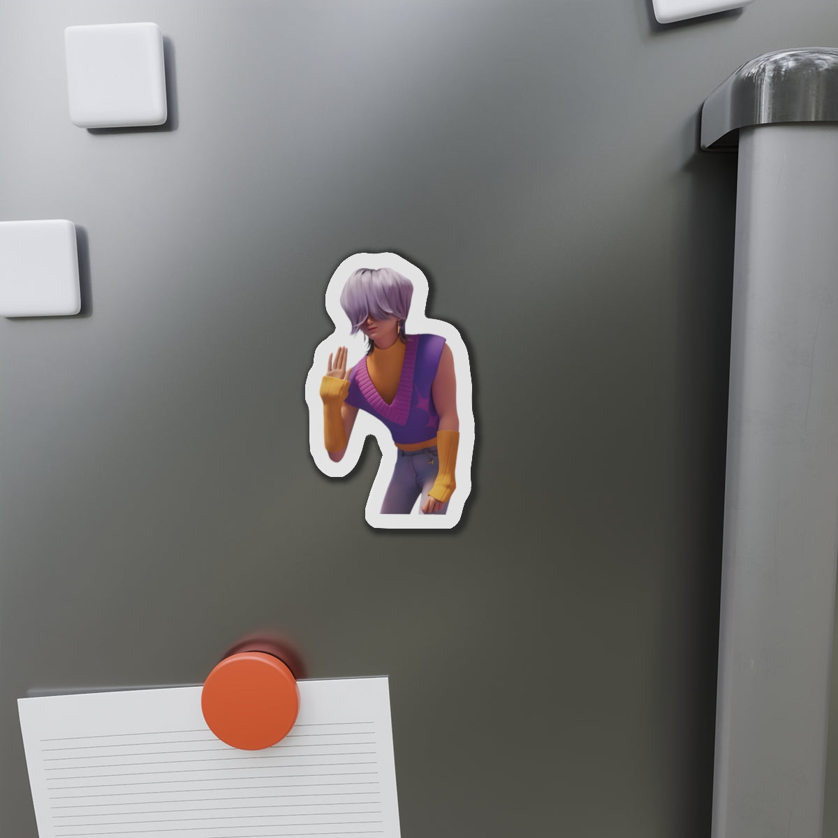 Kpop Demon Hunters Saja Boys Mystery Saja Waving Magnet