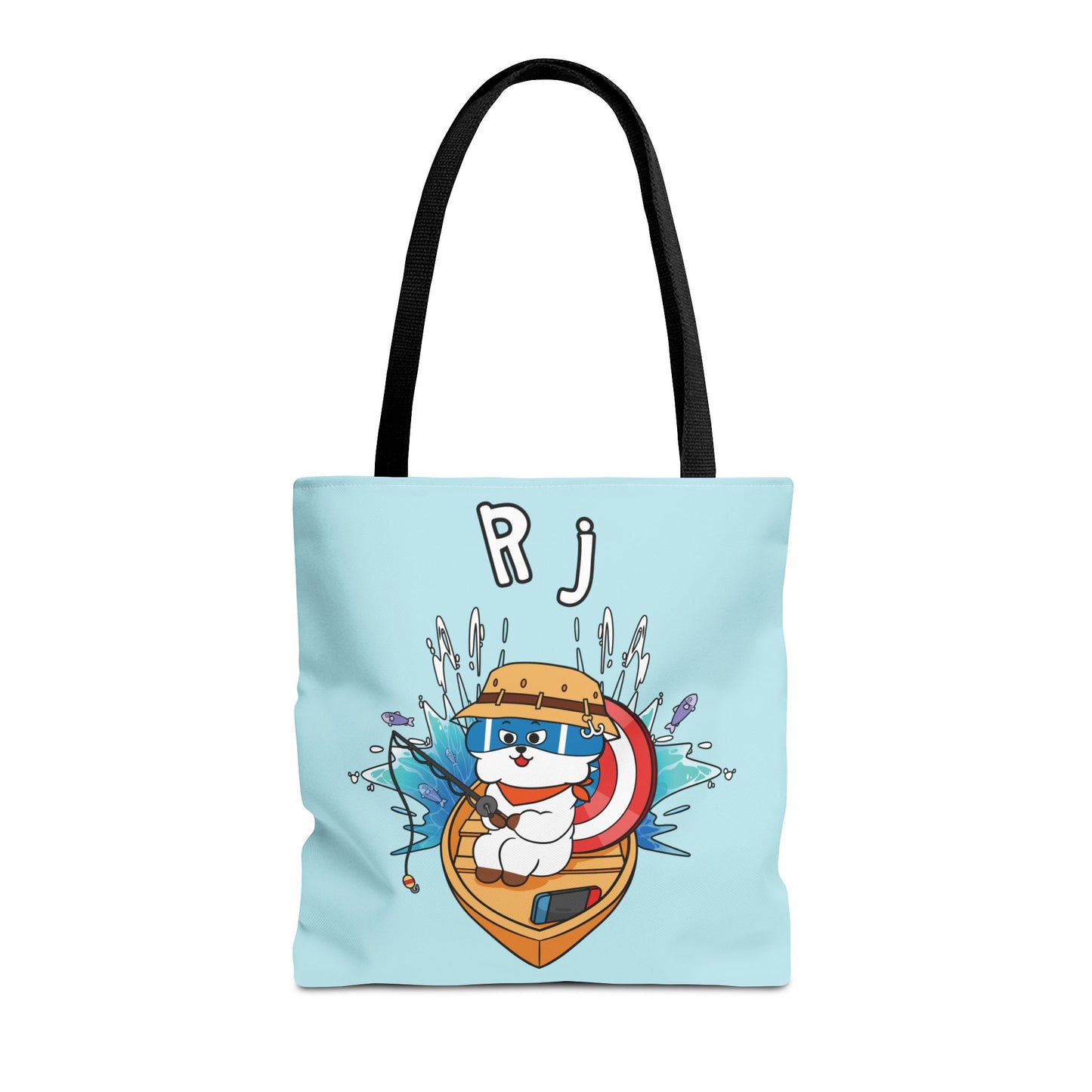 BT21 RJ Blue Tote Bag  Single Design