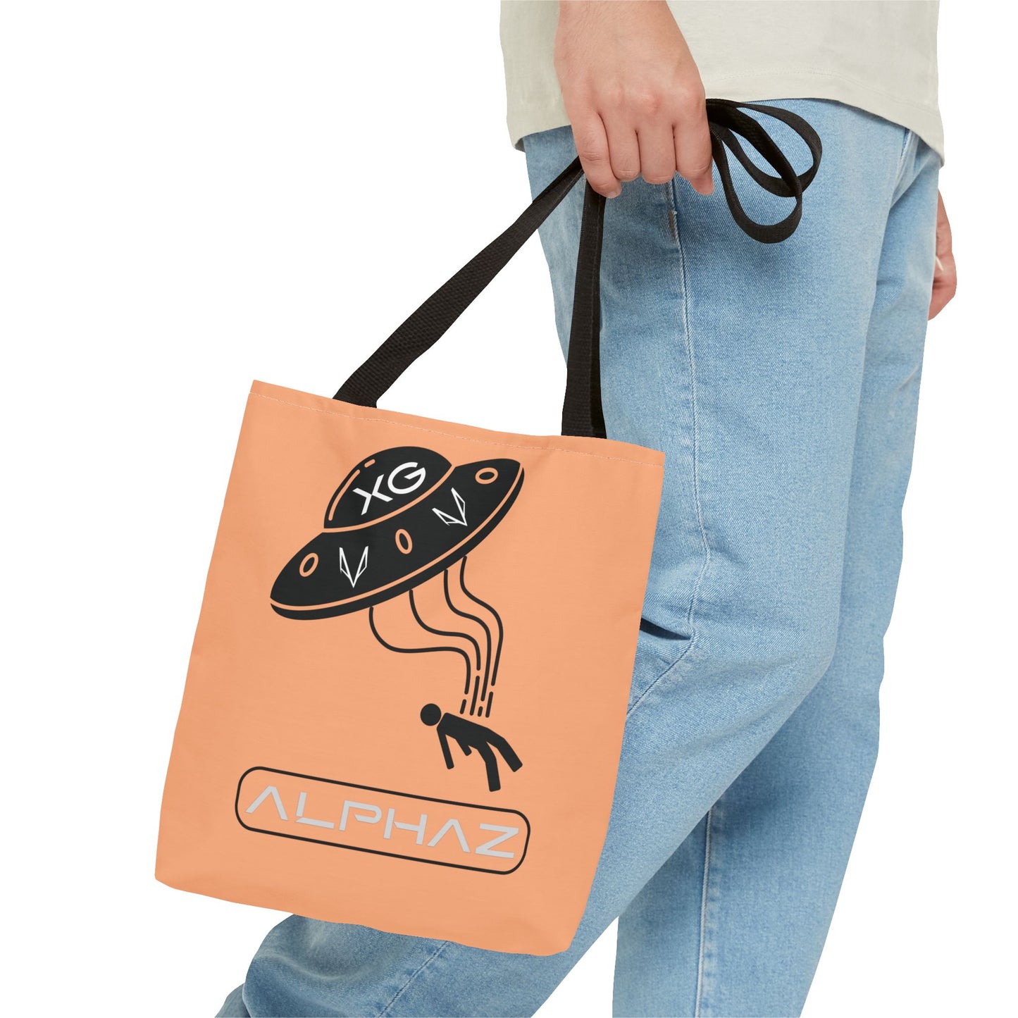Orange Juria XG Spaceship Tote Bag Design 3