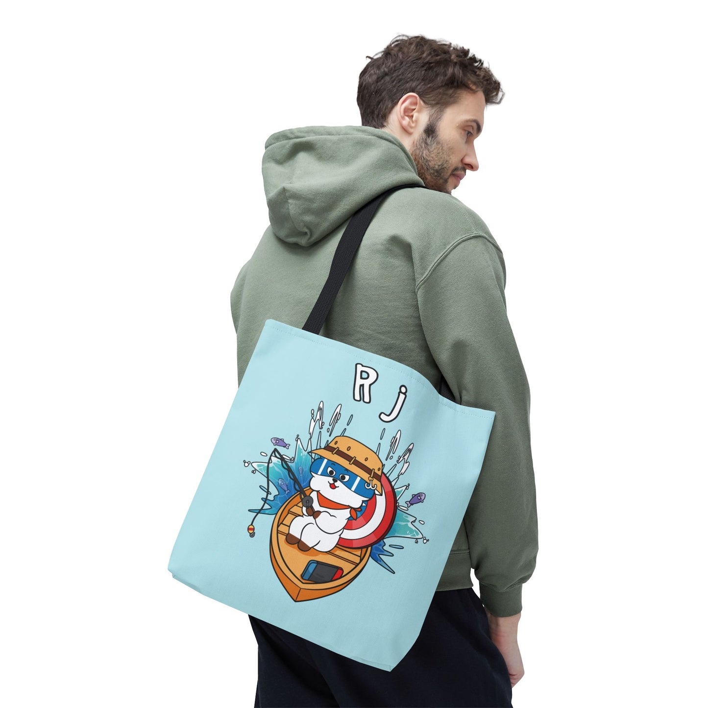 BT21 RJ Blue Tote Bag  Single Design