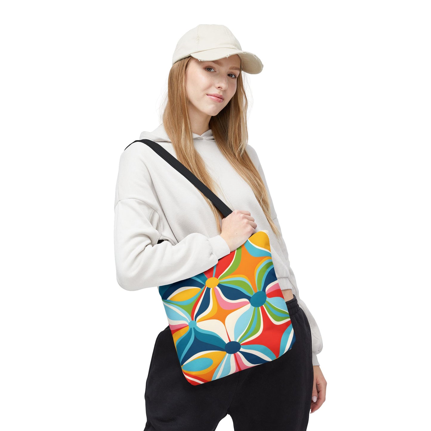 Retro Pattern Tote Bag Design 3