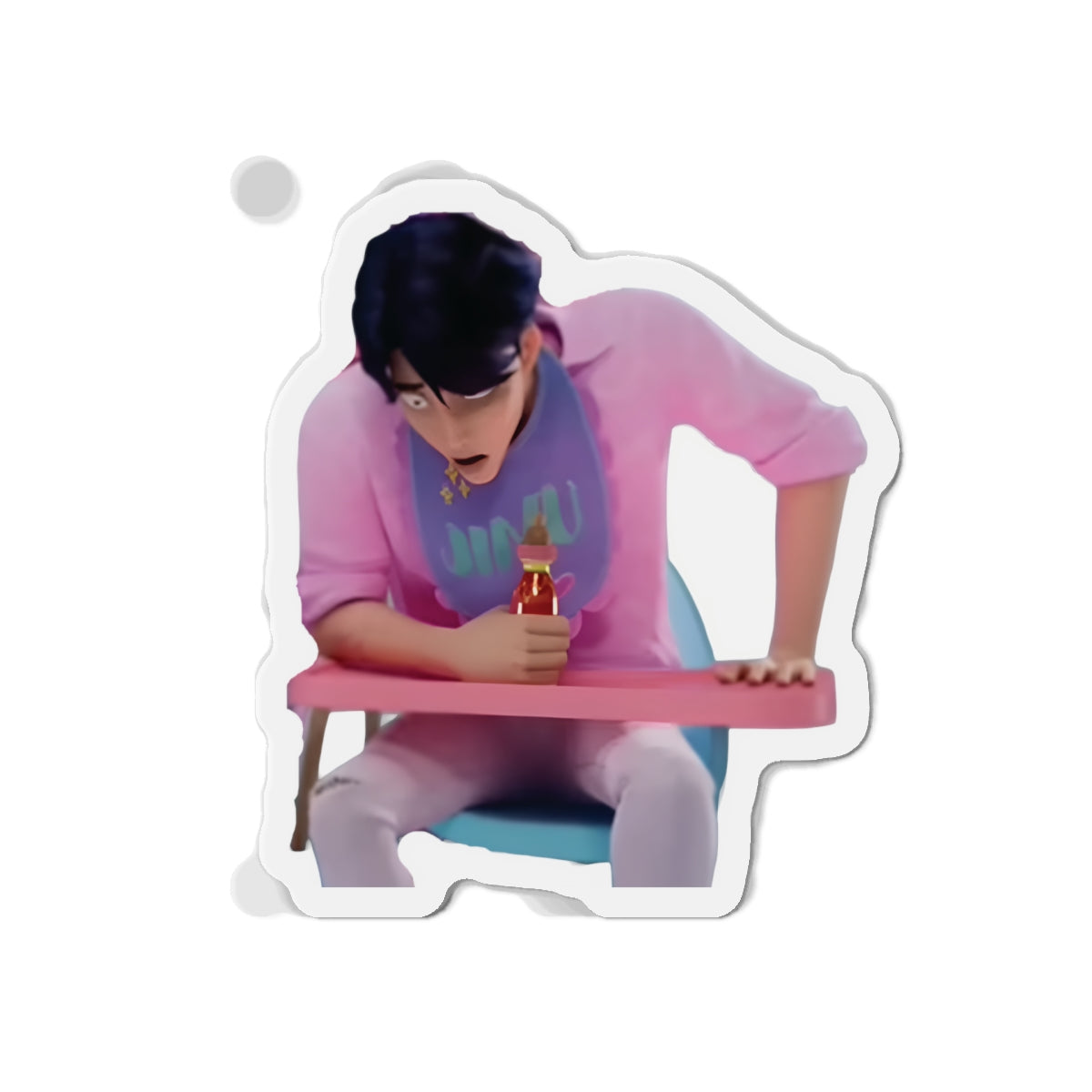 Kpop Demon Hunters Saja Jinu Hot Sauce Challenge Magnet