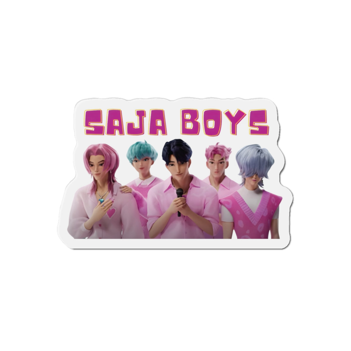 Kpop Demon Hunters Saja Boys Variety Show Magnet