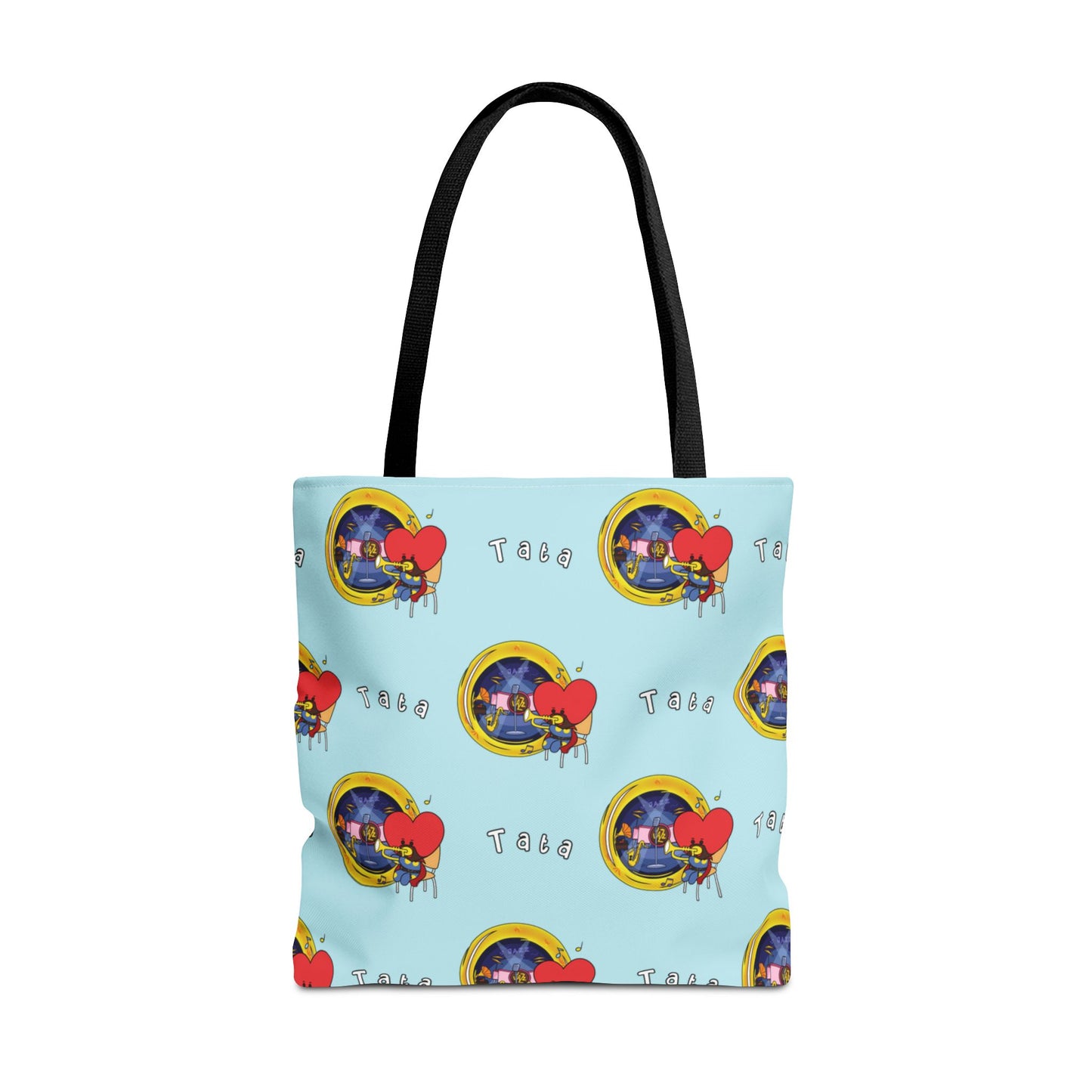 BT21 Tata Blue Tote Bag Pattern Design