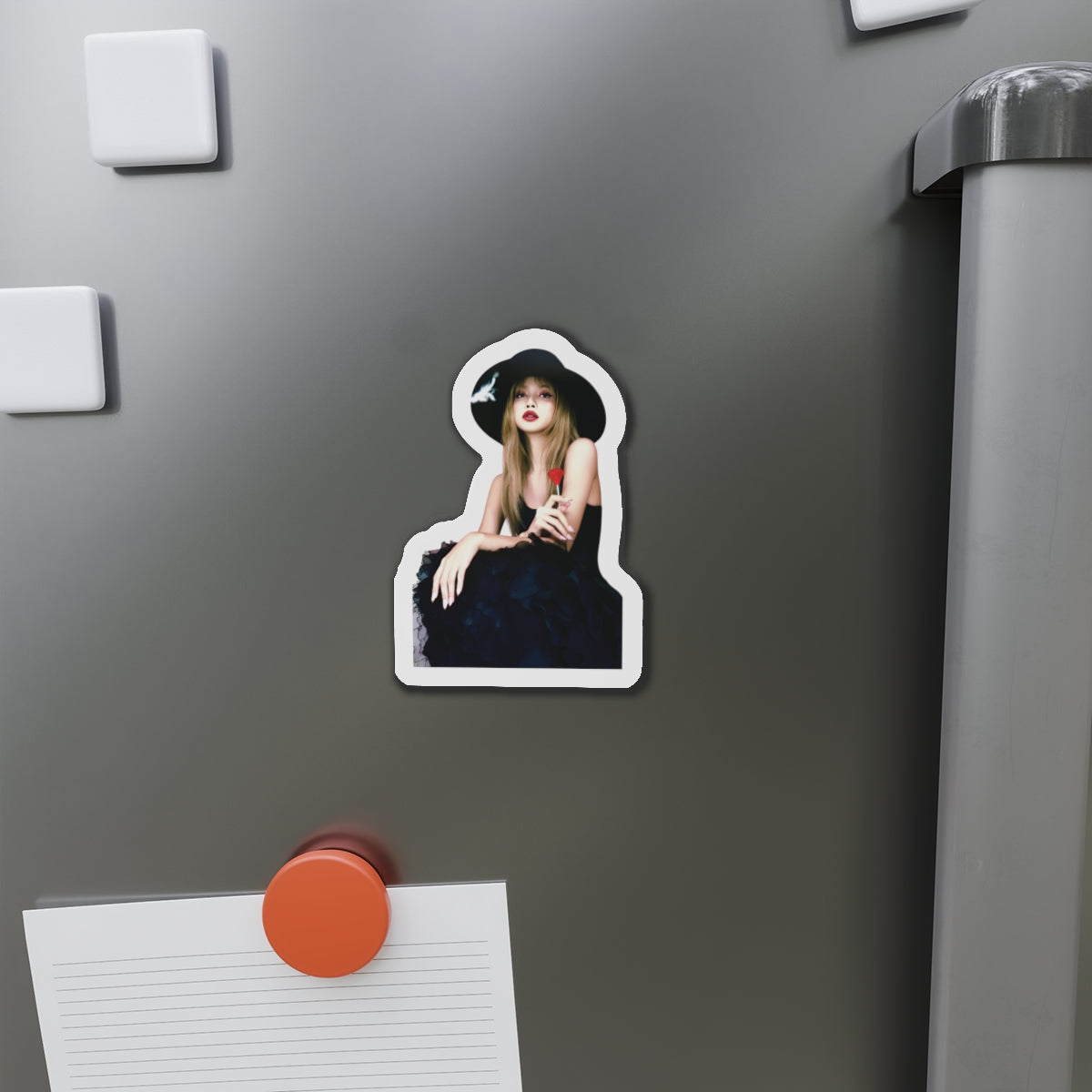 Lalisa Manoban Blackppink Gift for Lisa Fans Lillies Magnet Design 11