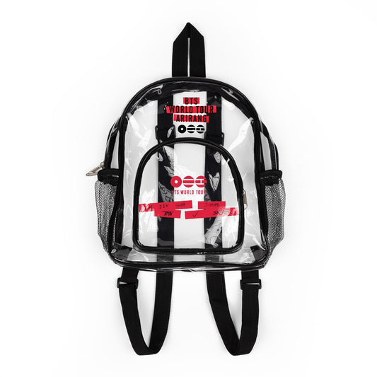 BTS Arirang World Tour Clear Concert Backpack (Fully Clear) — Stadium Approved