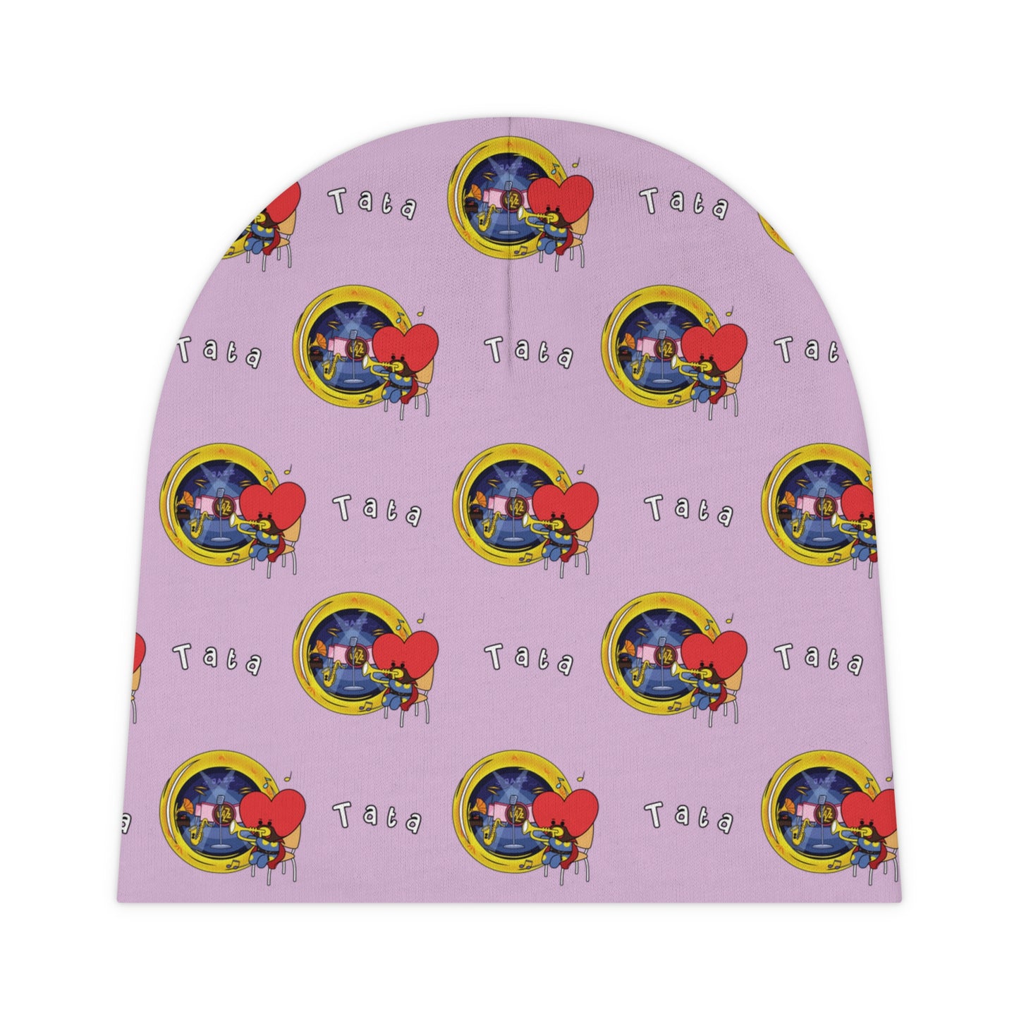 BT21 Tata Purple Baby Beanie Pattern