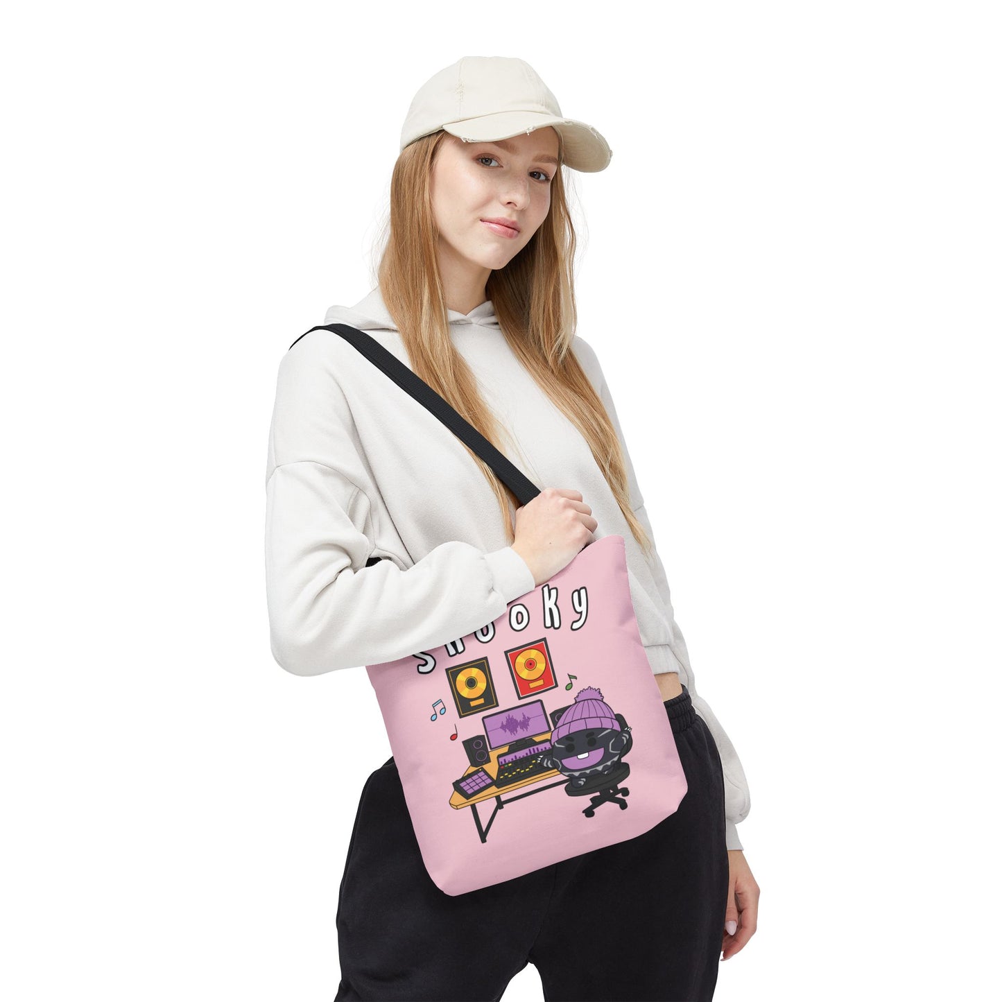BT21 Shooky Pink Tote Bag Single Design