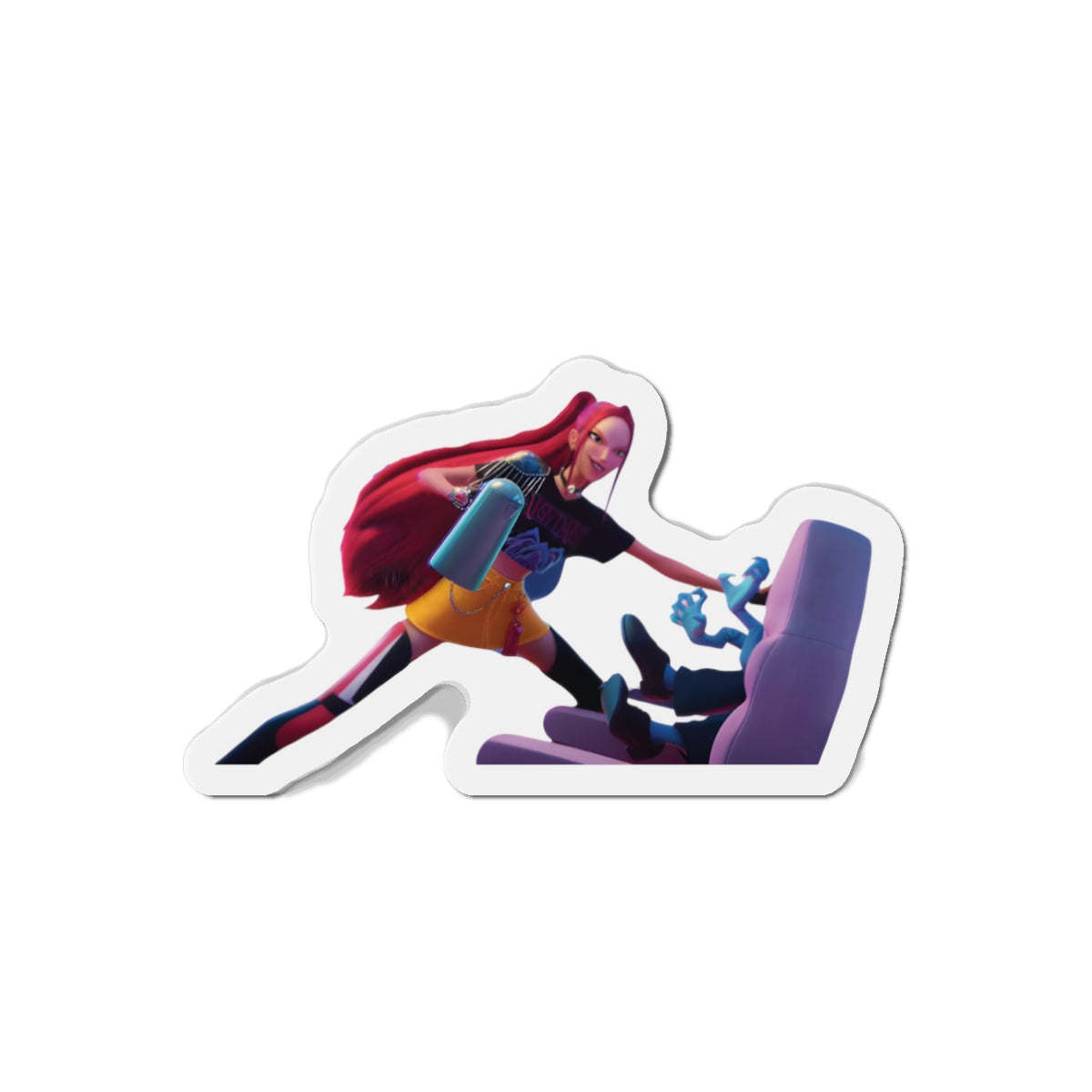 Kpop Demon Hunters Huntrix Mira Beating You Is What I do 2 Magnet