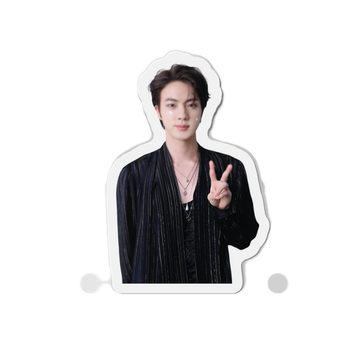 Kim Seokjin Don't Say You Love Me Single Stars on his Face Jin Magnet
