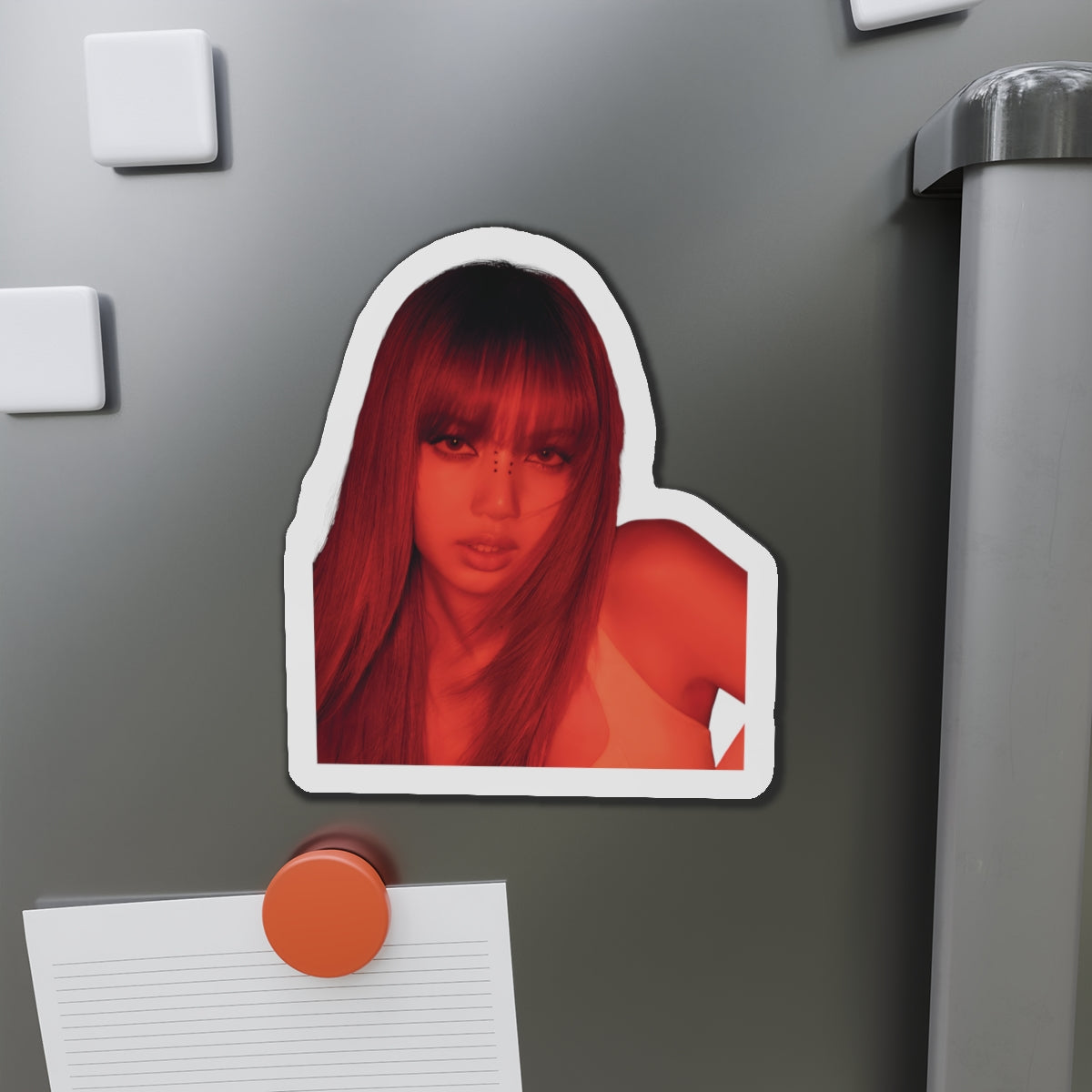 Lalisa Manoban Blackppink Gift for Lisa Fans Lillies Magnet Design 4