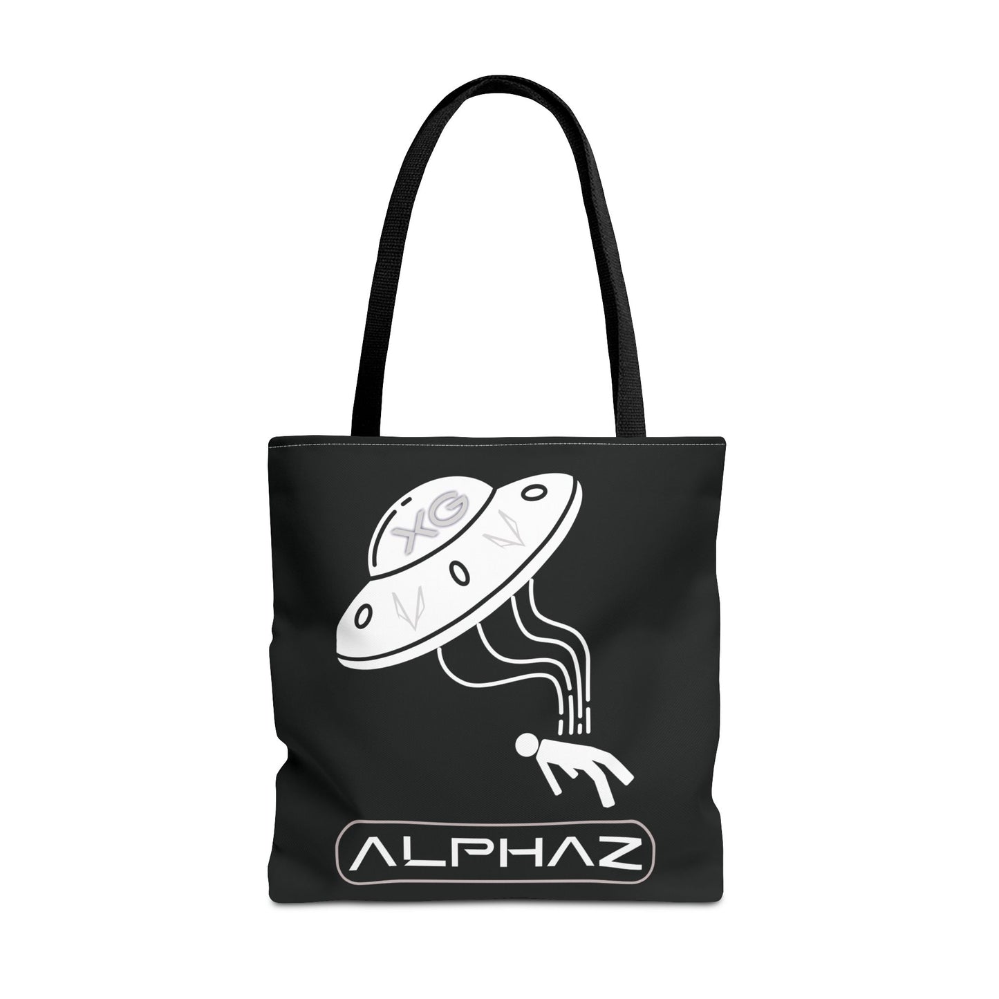 Black Alphaz XG Spaceship Tote Bag Design 9