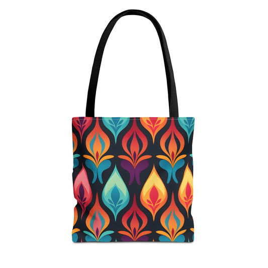 Retro Pattern Tote Bag Design 10