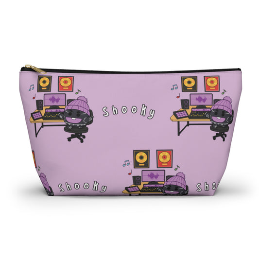 BT21 Shooky Purple Pattern Travel Bag