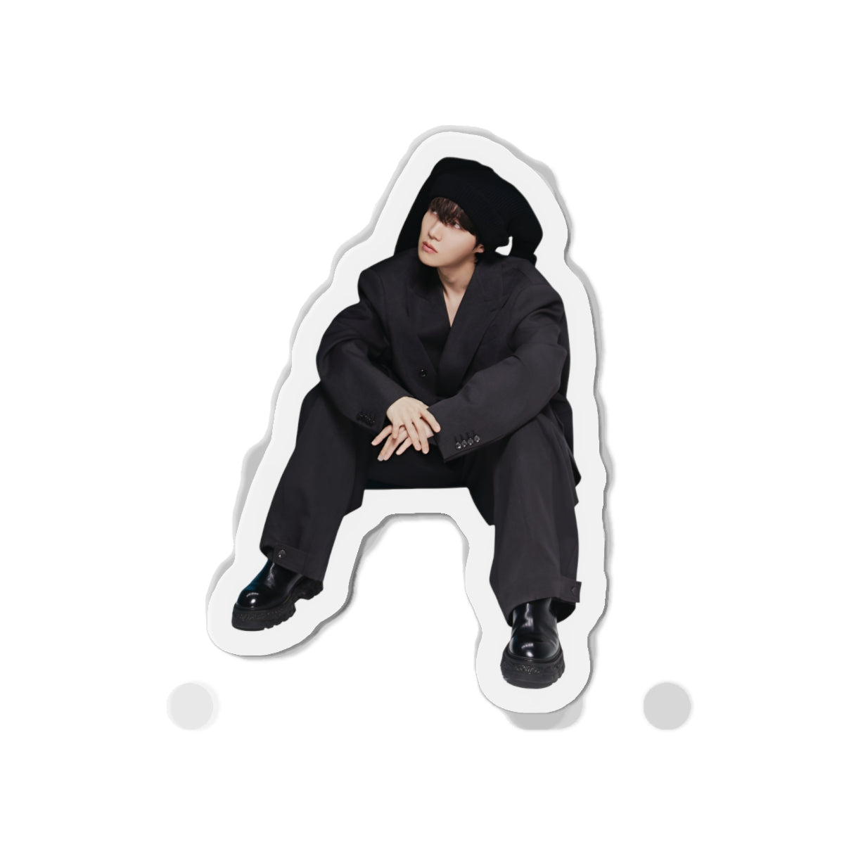 Jhope Jack In The Box All Black Outfit Magnet