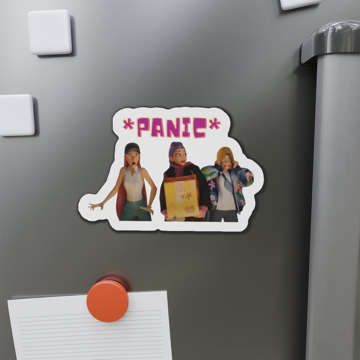 Kpop Demon Hunters Huntrix Rumi Mira Zoey Alley Quick Hide Magnet