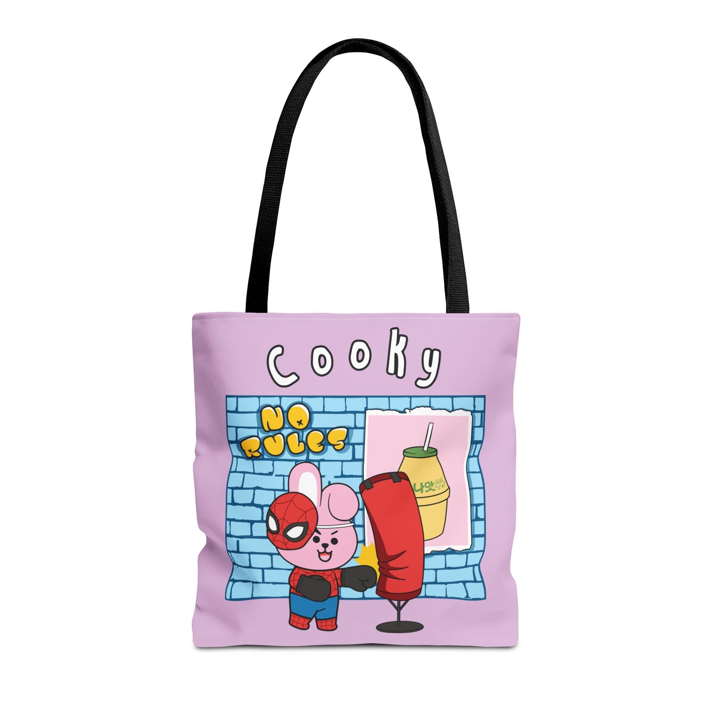 BT21 Cooky Purple Tote Bag Single Design