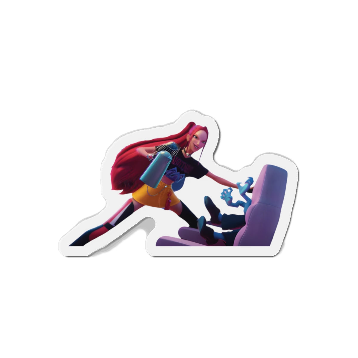 Kpop Demon Hunters Huntrix Mira Beating You Is What I do 2 Magnet