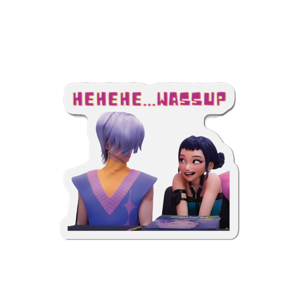 Kpop Demon Hunters Huntrix Zoey Saja Boys Mystery Zoeystery Fan Signing Magnet