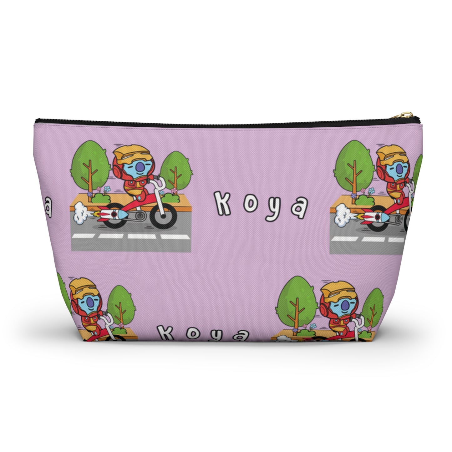 BT21 Koya Purple Pattern Travel Bag