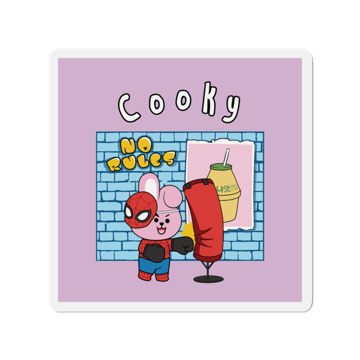 BT21 Cooky Purple Magnet