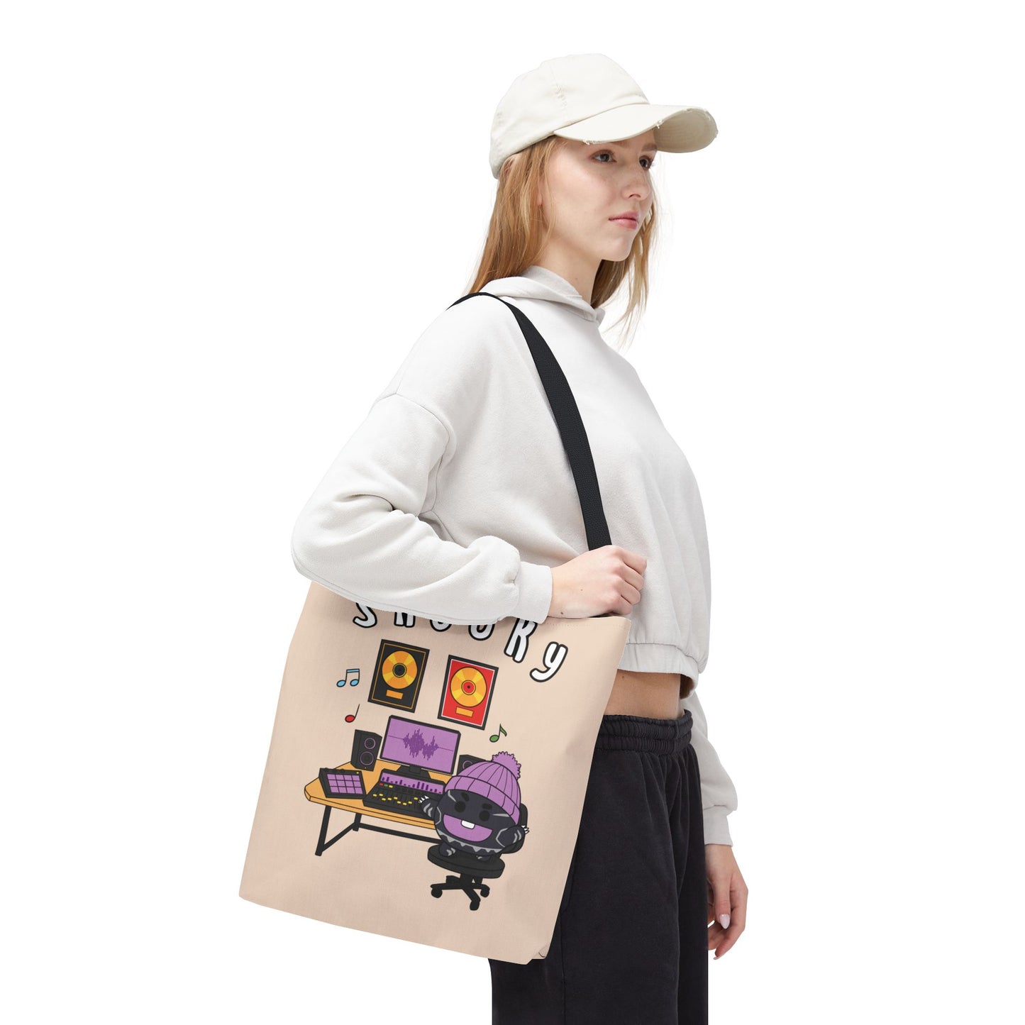 BT21 Shooky Beige Tote Bag Single Design