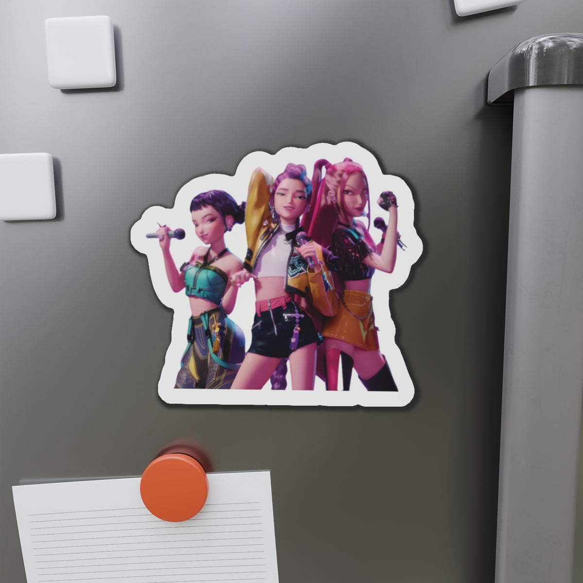 Kpop Demon Hunters Huntrix Rumi Mira Zoey Opening Stage Performance Magnet